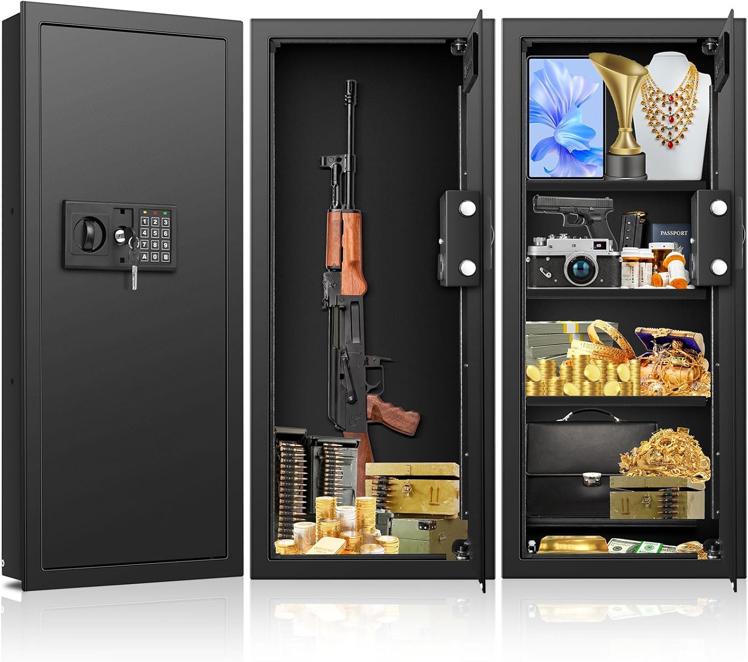 33.46 Tall Fireproof Wall Safe