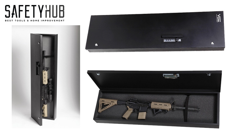2. V-Line Quick Access Keyless Long Gun Safe – Ideal For Storing Your AR-15