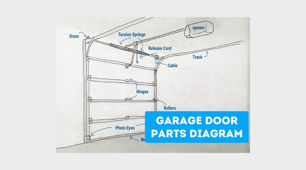 "A garage door installation process where the rollers are being installed, with visible insulation materials around the door and rollers, highlighting their role in energy efficiency and temperature control."
